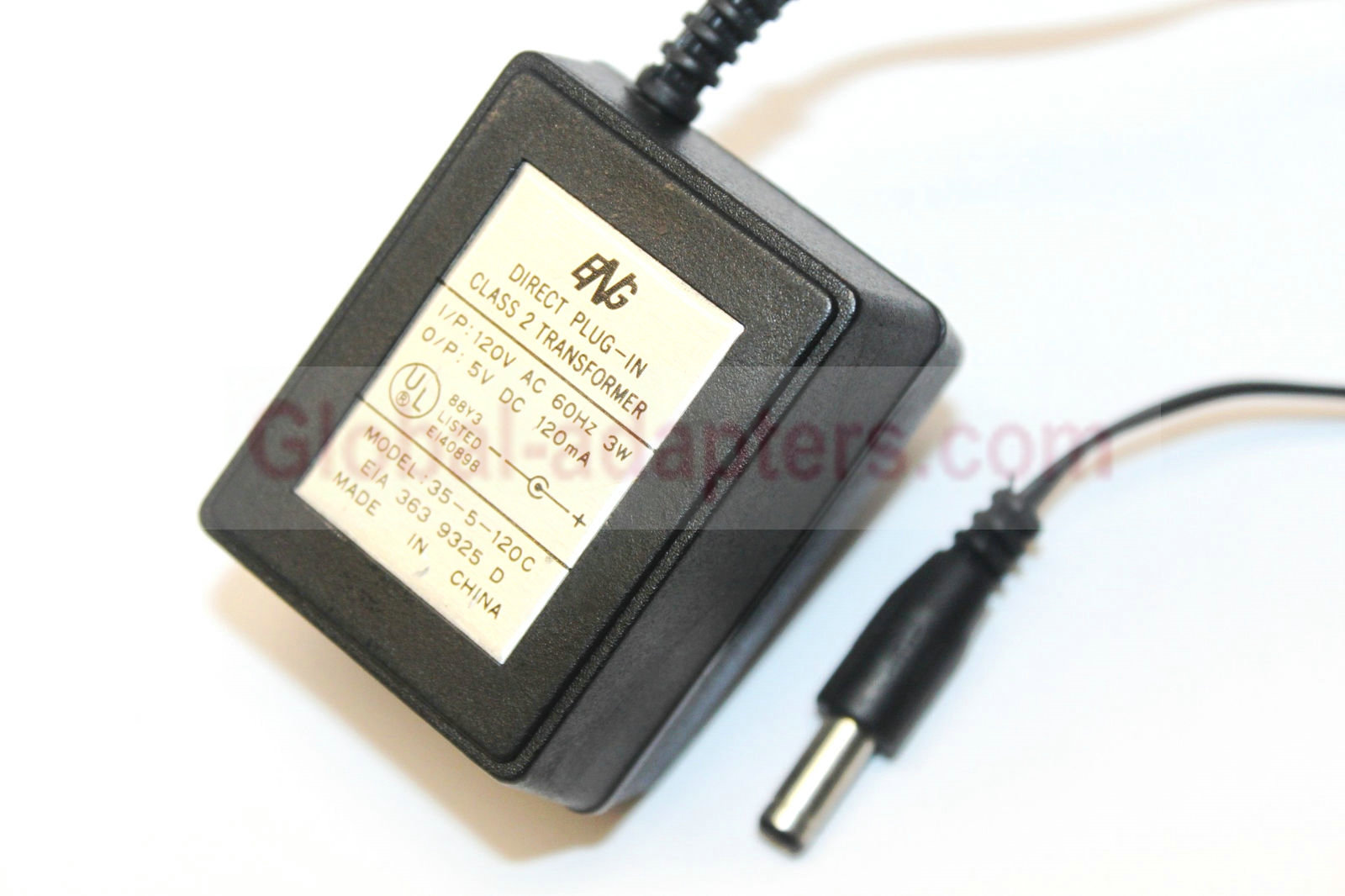 New 5V 120mA ENG 35-5-120C Direct Plug-In Class 2 Transformer Power Supply Ac Adapter